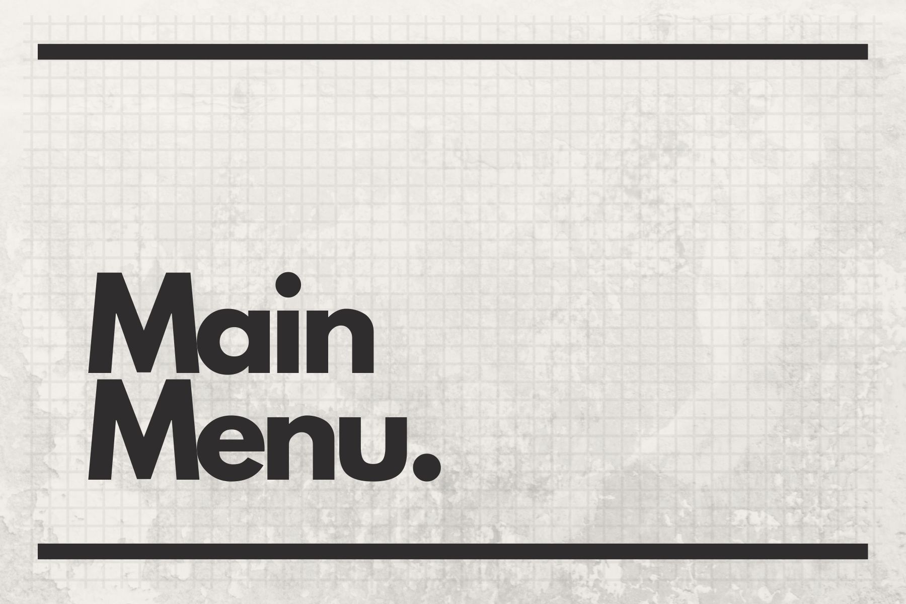 The Brookmill Main Menu