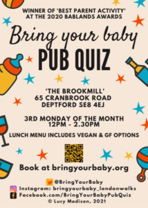 Bring your baby Pub Quiz- What's on in March